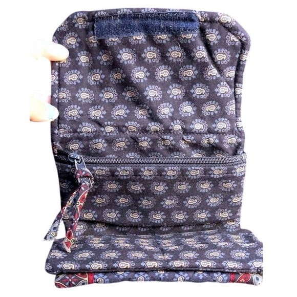 Vera Bradley Handbags - Vintage Vera Bradley ~ Quilted Wallet ~ Classic Navy ~ 1998 Retired